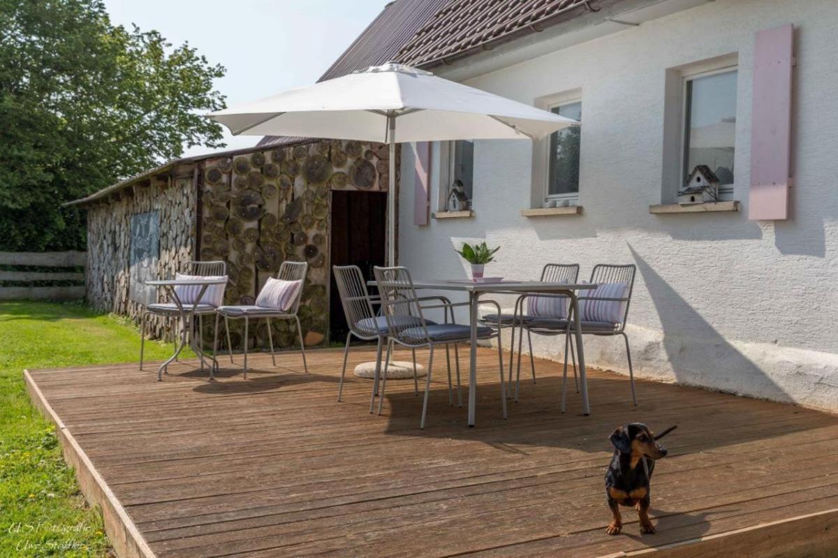 Ferienhaus S`bunde Heisle Blaufelden Exterior foto